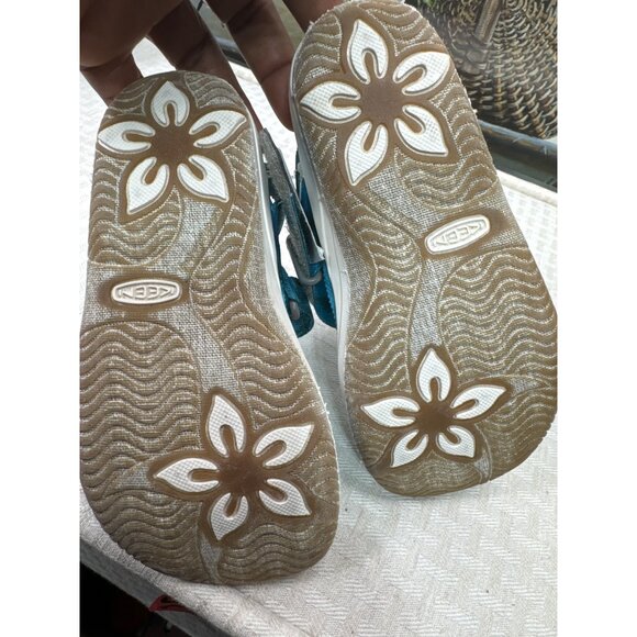 Keen Kids Water Sandals Size 13 Blue/Gray Adjustable Straps - Picture 7 of 7